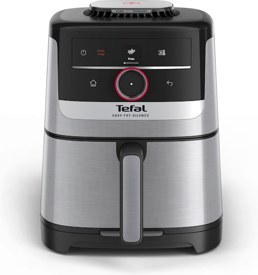 Tefal Easy Fry Silence Еър Фрайър 5л Сребърен