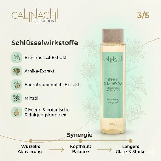 Calinachi Shampoos gegen Haarausfall 300ml