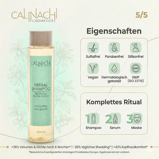 Calinachi Shampoos gegen Haarausfall 300ml