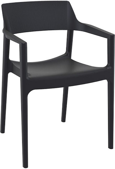 Chair Tulum Black 55x52x79cm