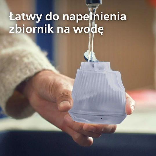 Philips Oneturn Gc215/20 Bekleidungsdampfer Hand 1800W mit Wassertankkapazität 300ml Blau
