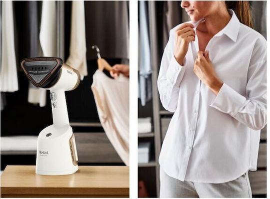 Tefal Aerosteam Handheld Garment Steamer 1400W with 130ml Tank White