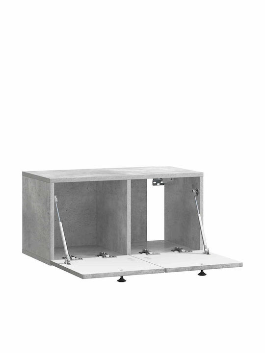 Έπιπλο Τηλεόρασης Μαύρο Μ59.5xΠ31xΥ30cm