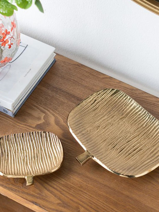 Artekko Noble Set Decorative Platters Metallic Gold 2 Pieces