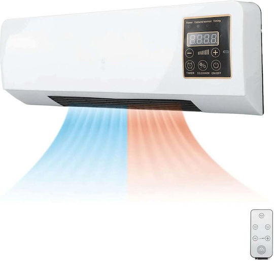 Startseite Ventilatorenheizung Allgemeine Verwendung Wandmontage Weiß 1800W
