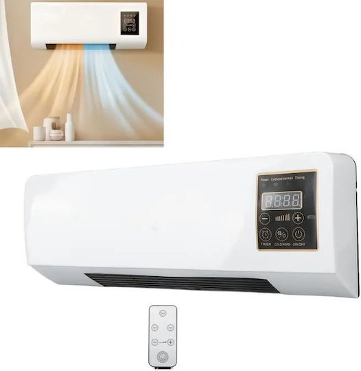 Startseite Ventilatorenheizung Allgemeine Verwendung Wandmontage Weiß 1800W