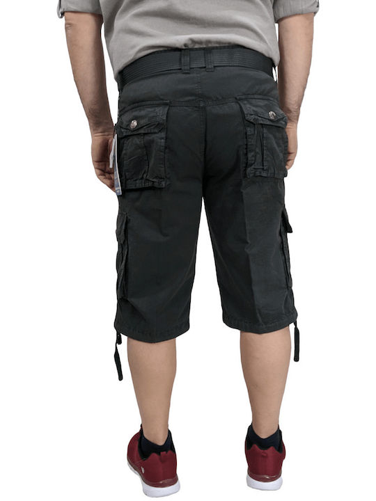 Herren Shorts Cargo Dk Grau