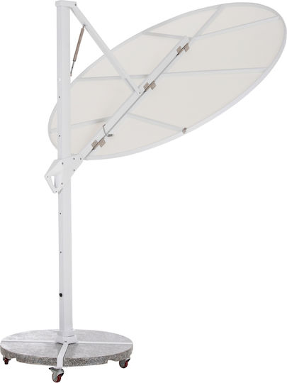 Professional Floor Parasol Circular Aluminum Cannopy Cannopy with Base Φ2.665m Professional Floor Parasol Circular Aluminum Cannopy Cannopy with Base Φ2.665m