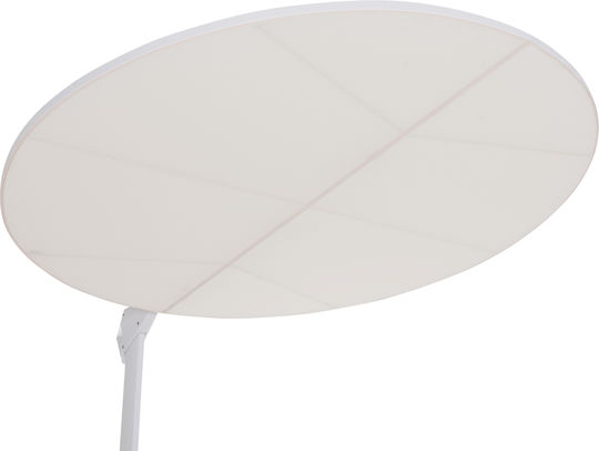 Umbrelă Profesională Suspendată Rotundă Din Aluminiu Cannopy Albă Φ2.665xÎ2.66m