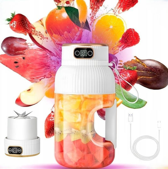 Blender cu Cană din Oțel Inoxidabil 1 lt 7.4V Alb ZN1RCK3QWS1803
