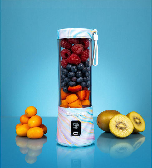 BlendyGo Blender cu Cană din Plastic 500 ml Gri