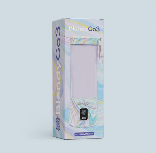 BlendyGo Blender cu Cană din Plastic 500 ml Gri