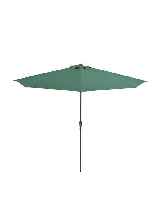 Garten- und Terrassen-Sonnenschirm Rundschreiben Aluminium Grüne Φ3xΥ2.23m