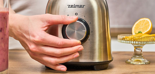 Zelmer Mixer mit Glaskanne 1,5 l 1250W Grau 2018676