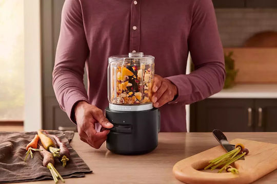 Kitchenaid Μπλέντερ με Πλαστική Κανάτα 1.19 lt 12V Γκρι 5KFCR500BM