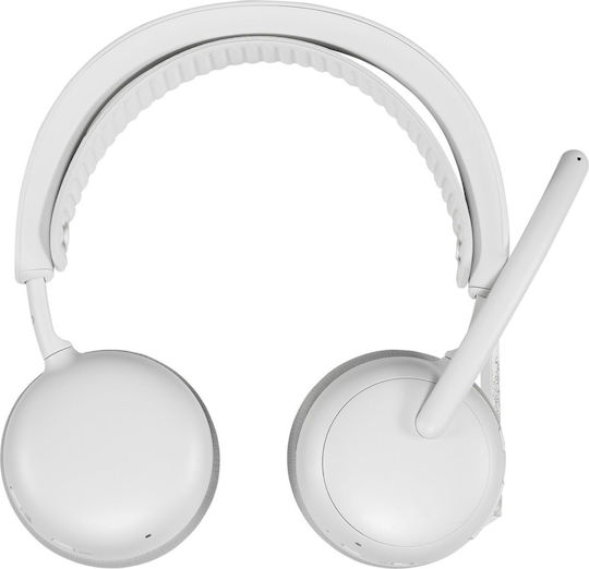 Logitech Zone Wireless 2 ES Off-White Teams Version On Ear Multimedia Headset with Microphone and Bluetooth Connectivity in White Colour