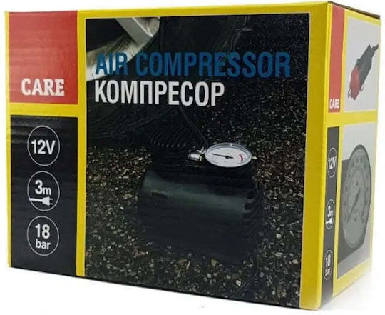 Care Τρόμπα Αυτοκινήτου 250PSI με Καλώδιο Αναπτήρα 12V