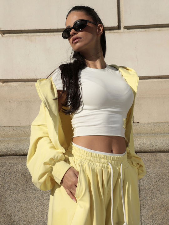 Short Sleeve Yellow Women's T-Shirt