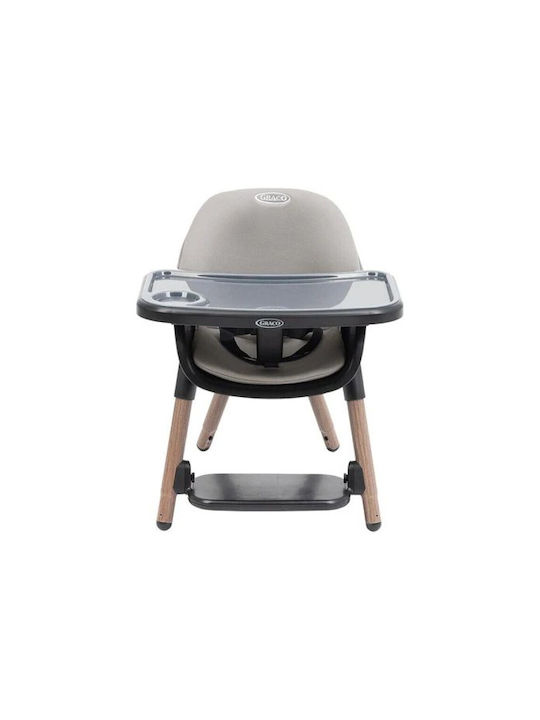 Graco Presti Столче За Хранене 3 в 1 Steeple Сиво