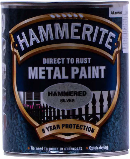 Hammerite Сребрист Чукана Ефект
