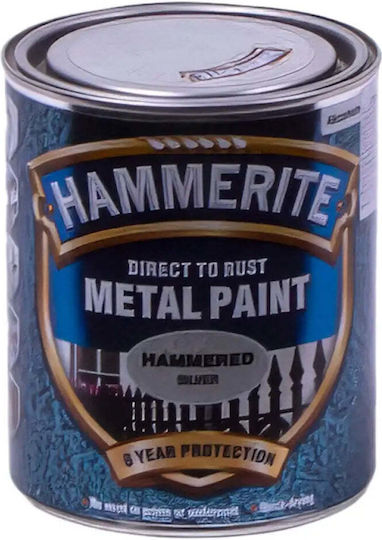 Hammerite Сребрист Чукана Ефект