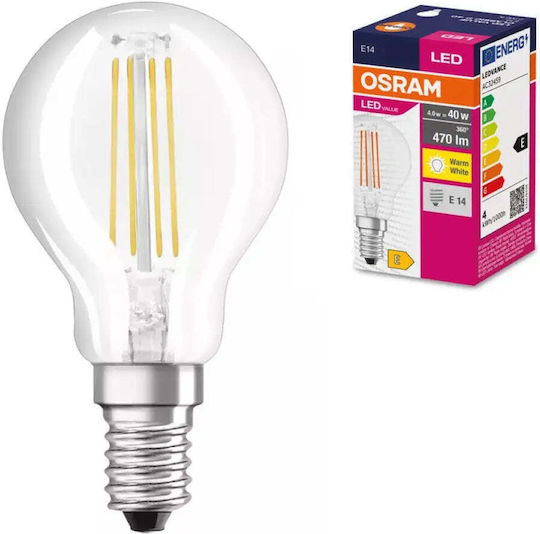 Ledvance Λάμπα LED για Ντουί E14 Θερμό Λευκό