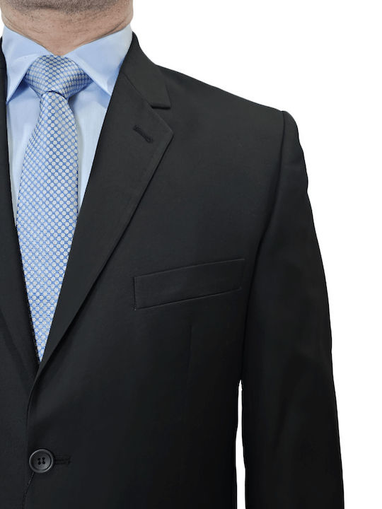 Costum Barbati Cu Fit Regular Negru