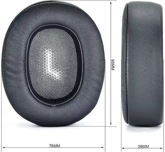 Комплект 2 Възглавнички За Уши Edman Jbl Everest 710 Слушалки Черни