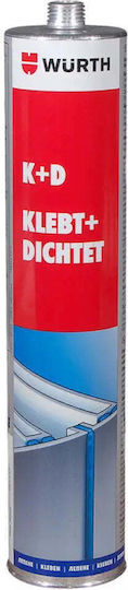 Silikondichtstoff Grau Wurth K+d