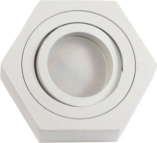 Lightex Spot with GU10 Socket in White Colour