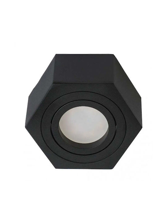 Lightex Спот с Цокъл GU10 в Черен Цвят
