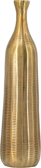 Artekko Decorative Vase Metallic Noble Gold Diameter 9.5xHeight 38cm