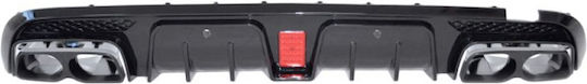 Diffuser Πίσω Προφυλακτήρα Mercedes-benz C-class W205 14-20 Sedan Brabus Look Μαύρες Μπούκες Mercedes Benz Cαrνεr