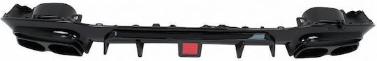 Diffuser Πίσω Προφυλακτήρα Mercedes-benz E-class W213 16-19 Amg Line Προφυλακτήρα Μαύρο Brabus Look Μαύρες Μπούκες Mercedes Benz Cαrνεr