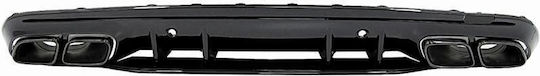Rear Bumper Diffuser Mercedes-Benz C-Class W205 14-20 Sedan AMG 63 Look Black Tips Mercedes Benz Carner