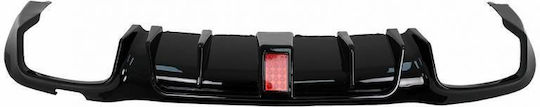 Diffuser Πίσω Προφυλακτήρα Mercedes-benz E-class W213 16-19 Amg Line Προφυλακτήρα Μαύρο Brabus Look Μαύρες Μπούκες Mercedes Benz Cαrνεr