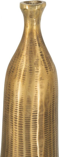 Artekko Decorative Vase Metallic Noble Gold Diameter 13xHeight 51cm