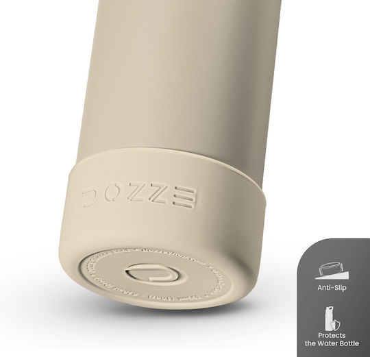 Dozze Toc Din Silicon Pentru Sticlă De Apă Mic Bej Migdale