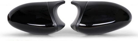 Καπάκια Καθρεφτών Bmw 1 E87 E81 E82 E88 3 E90 E91 05-08 E92 E93 06-10 M3/m4 Look Μαύρο Γυαλιστερό & Ματ 2 Τεμάχια Bmw Cαrνεr