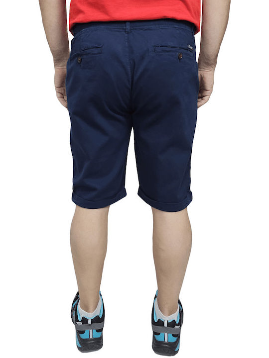 Pantaloni Scurți Bărbați Chino Albaștri