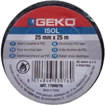 Insulation Tape 25m 25mm Black