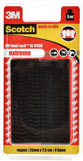 Black Adhesive Tapes 4 Pcs 4 Pcs Scotch
