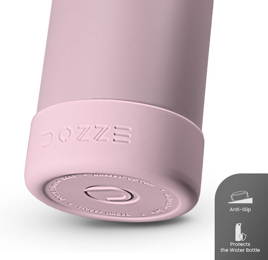 Dozze Toc Din Silicon Pentru Sticlă De Apă Mare Crem Roz