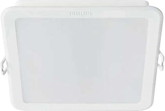 Philips Panel Τετράγωνο LED Panel 12.5W με Ψυχρό Λευκό Φως 6500K