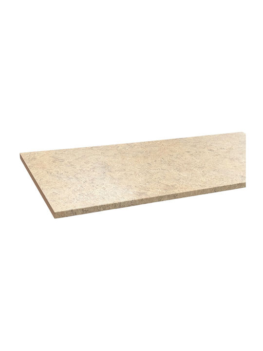 Kalia Kitchen Cabinet Set Wall & Floor with Countertop Beige 120x46x82pcs