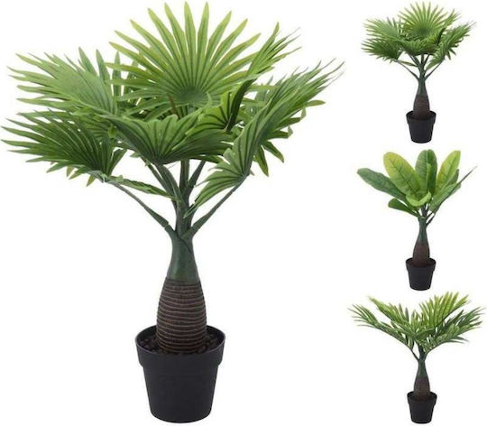 Künstliche Palme Pflanze 10x10x45 cm