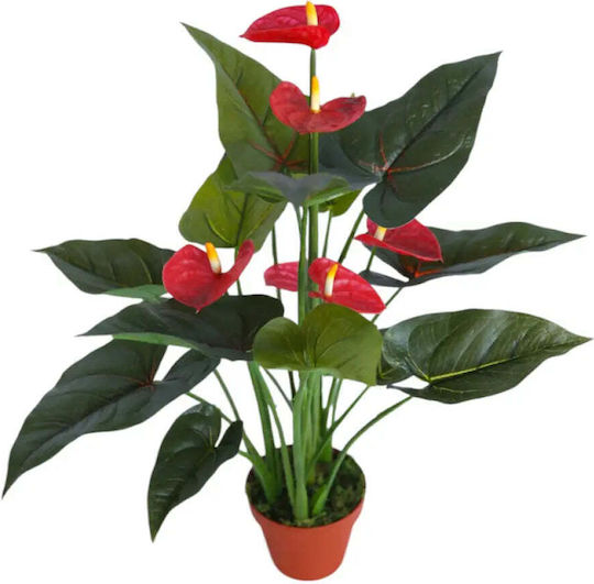 Artificial Plant Anthurium 55cm Hd Hd-10991