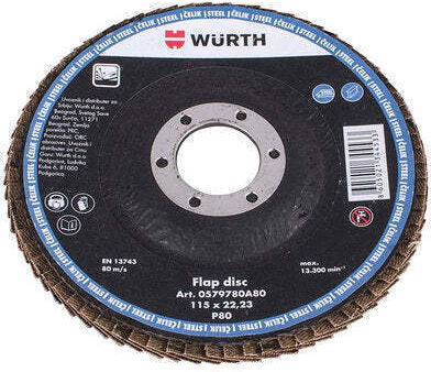Lamellar Disc P80 Wurth 115x22.23