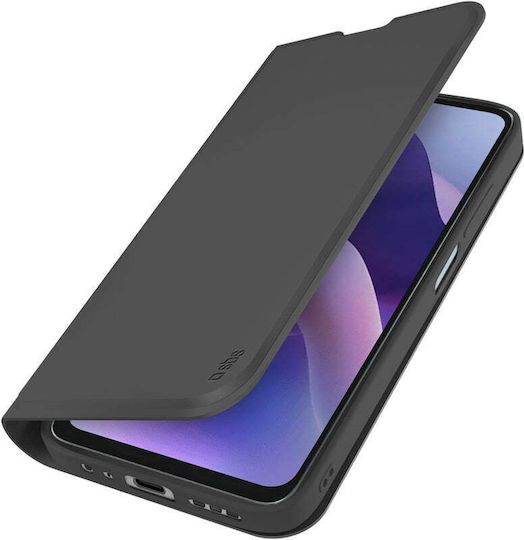 SBS Brieftasche Hülle Motorola Moto G56 Flip Cover Schwarz