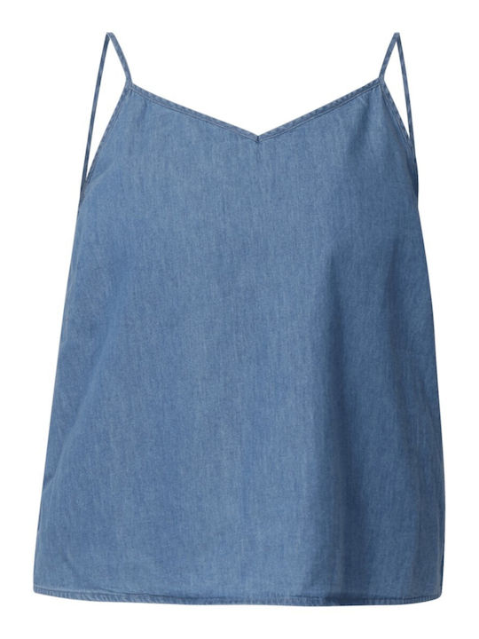Singlet Γυναικεία Μπλούζα Medium Blue Denim